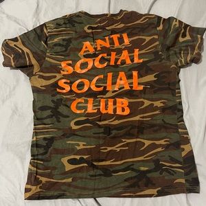 Anti social club t shirt